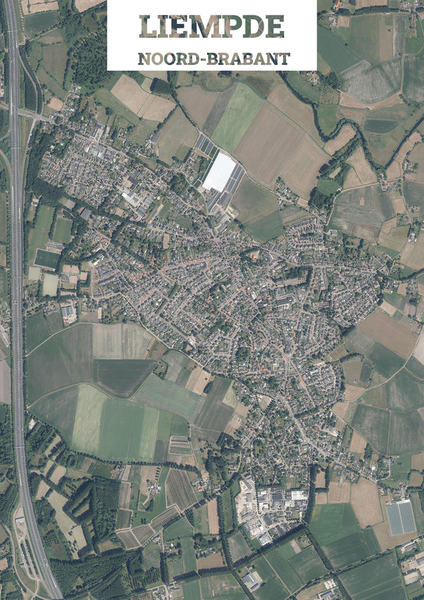 Luchtfoto van Liempde