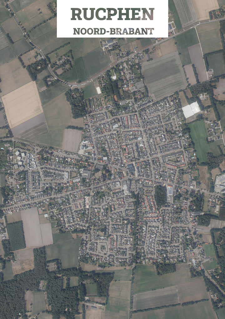 Luchtfoto van Rucphen