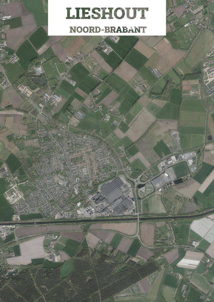 Luchtfoto van Lieshout