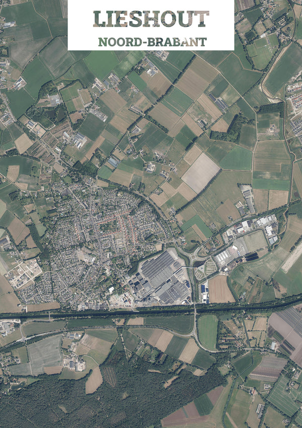 Luchtfoto van Lieshout