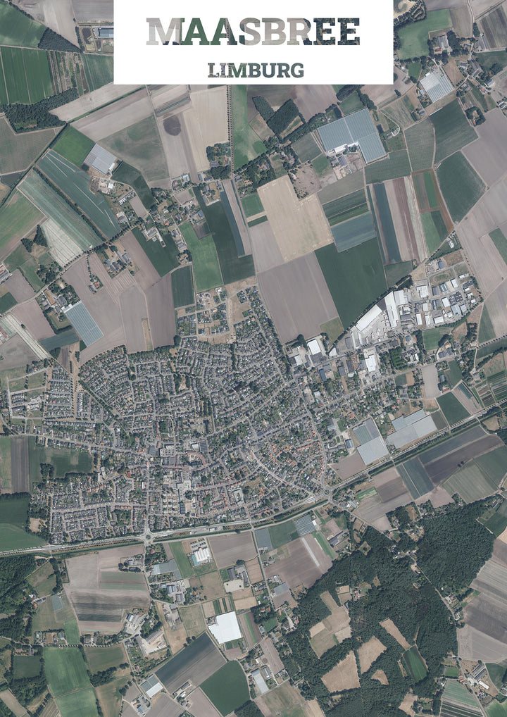 Luchtfoto van Maasbree