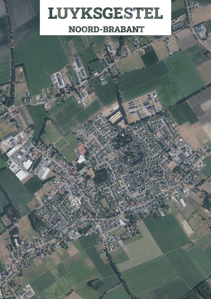 Luchtfoto van Luyksgestel