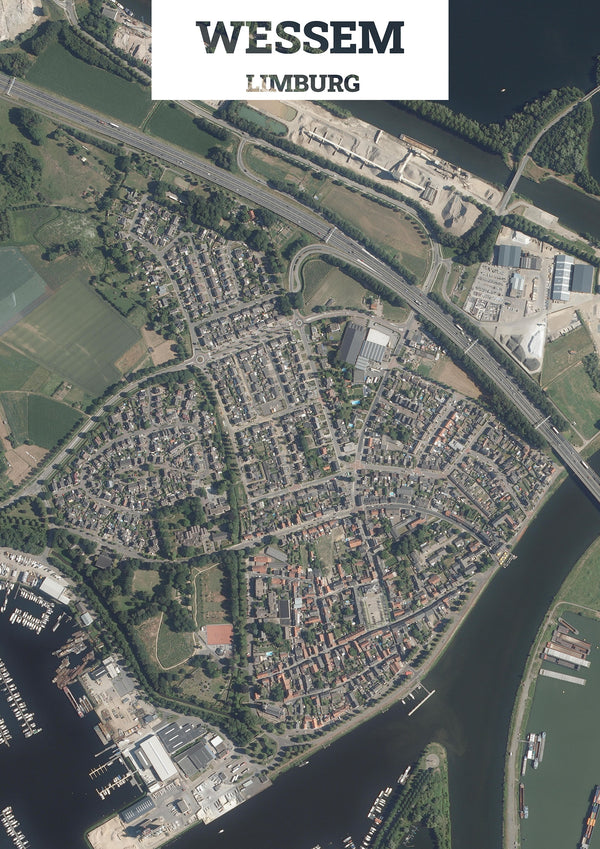 Luchtfoto van Wessem