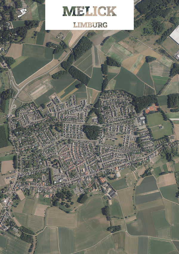 Luchtfoto van Melick