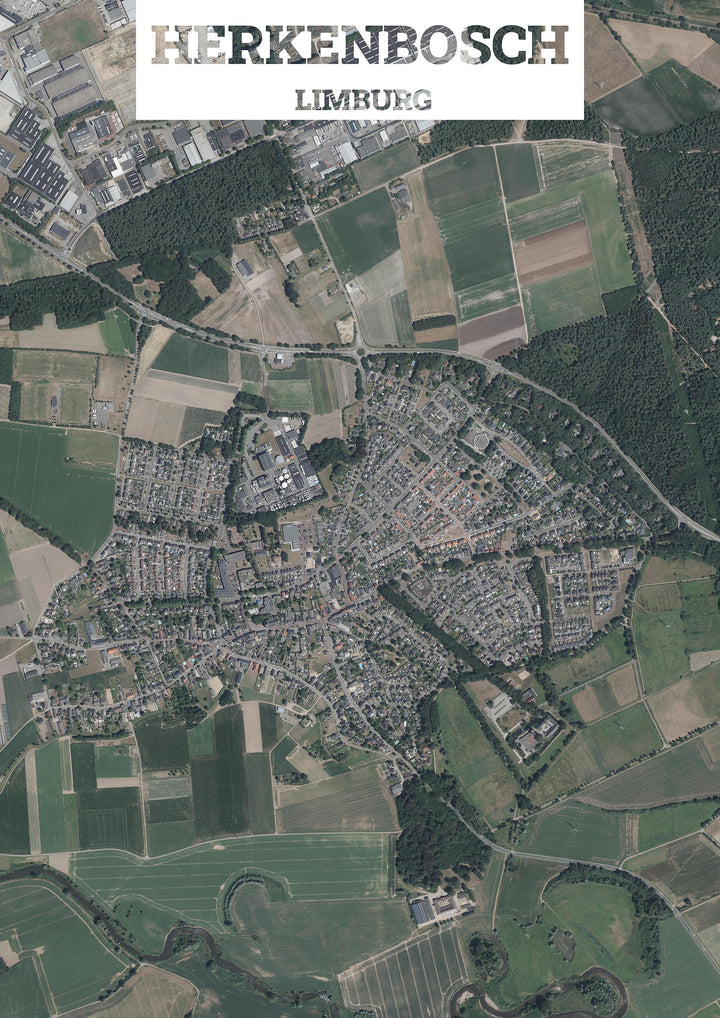 Luchtfoto van Herkenbosch