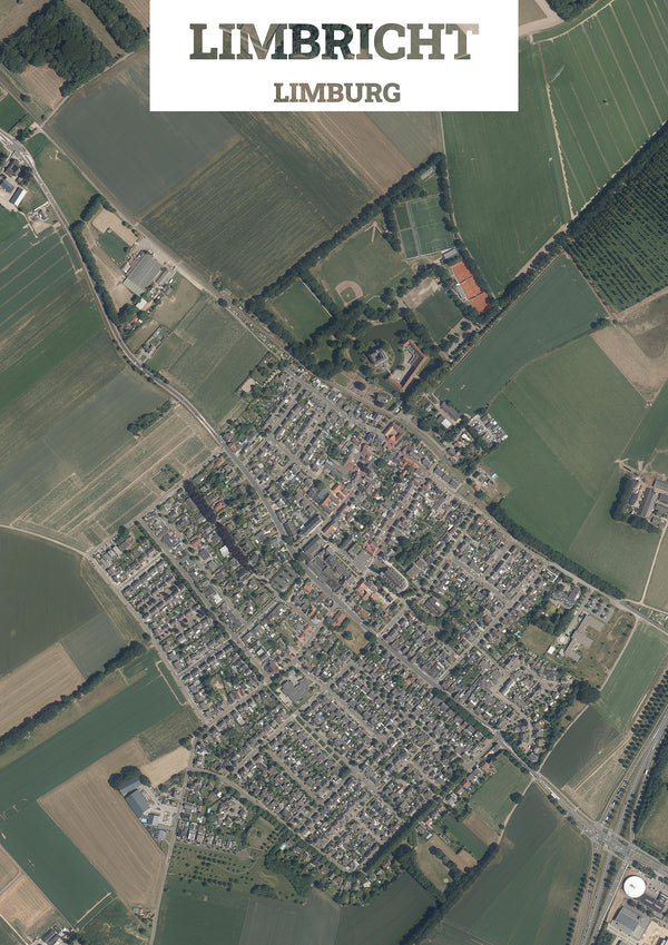 Luchtfoto van Limbricht