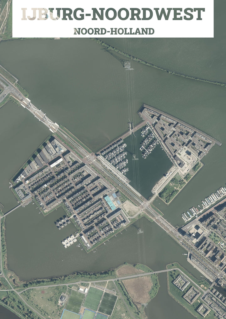 Luchtfoto van IJburg-Noordwest