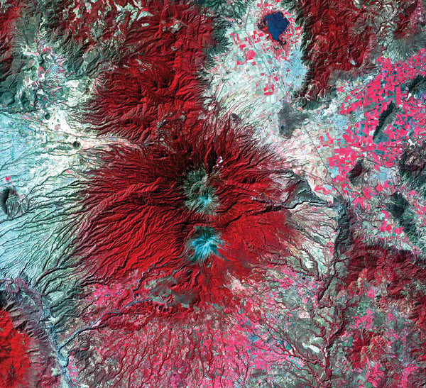 Muismat Colima vulkaan, Mexico