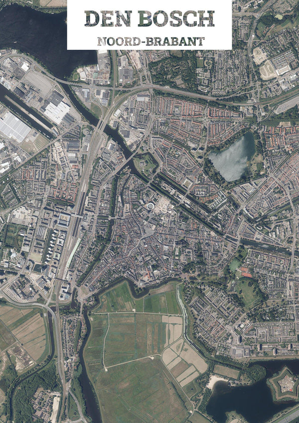 Luchtfoto van Den Bosch