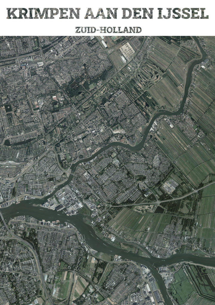 Luchtfoto van Krimpen aan den IJssel - Earth Art